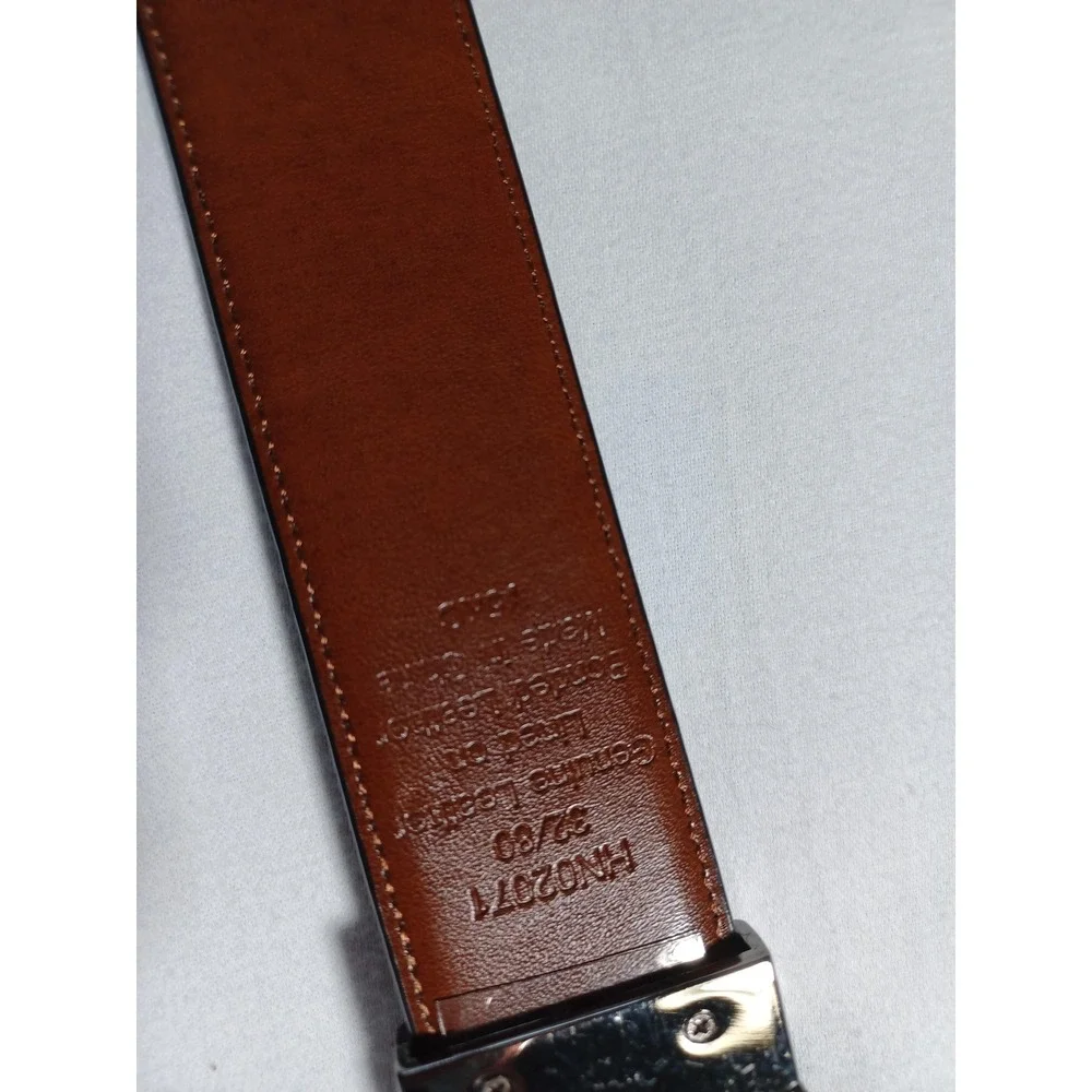 Belt Mens 32‎ Brown Leather Braided Woven Dress Casual Buckle Adjustable Classic